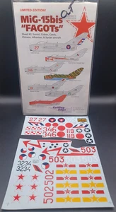 Cutting Edge | No. CED48016 | 1:48 Mig-15bis Fagots Decals - Picture 1 of 1