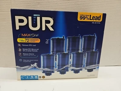 PUR Max Ion Water Faucet Filter Replacement RF-9999 Mineral Clear (4 -Pack) Open - Image 1 of 4