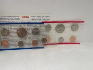 1996 US Mint Uncirculated Set P&D 11 coins extra dime - Picture 1 of 3