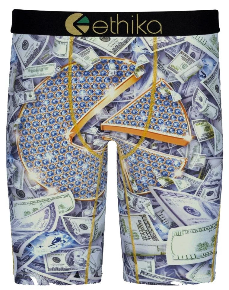 Ethika the Staple "EARNED" Diamonds $100 Bills Boxers Men's M (30-32) NIP - Image 1 of 1