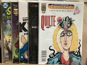 5 COMICS #1'S LOT HALLOWEEN COMICFEST 2016 TOMIE KITARO 3 STOOGES SCOOBY QUILTE - Picture 1 of 6