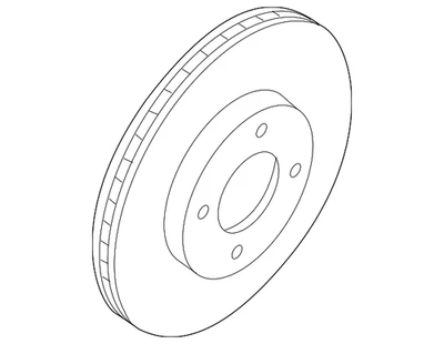 Genuine Nissan 2020-2024 Kicks Sentra Rotor-Disc Brake, Front 40206-6LE0A - Image 1 of 2