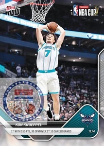 **PRE SALE** Kon Knueppel - 2025-26 NBA Topps NOW® - Card 52 - Picture 1 of 1