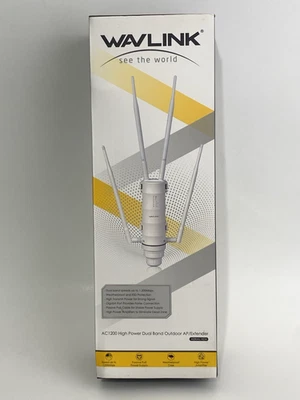 Wavlink WL-WN572HG3 Dual-Band AC1200 Outdoor Wireless Wi-Fi Extender - Image 1 of 4