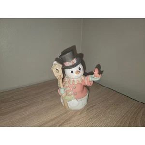 Precious Moments Figurine 101071 "Home For The Holidays" 2009 5" Snowman Figure - Picture 1 of 5
