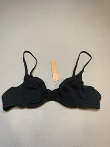 REGGISENO SKIMS COTONE JERSEY FERRETTO 34A FULIGGINE BR-UWR-0637 - Foto 1 di 8