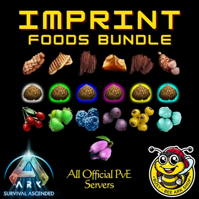 STUDIO WILDCARD ARK Ascended PVE Imprint Food Bundle PC/XBOX/PS5 ASA