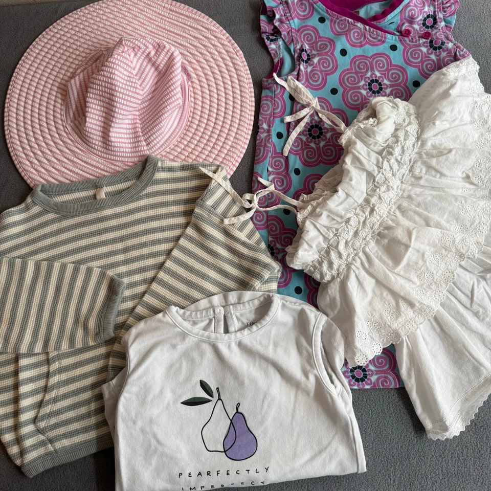 LOTE Niños Niñas Primavera Verano Ropa de Alta Gama 2T-4T Tea Quincy Mae Tiny Tribe Foto 1 de 4