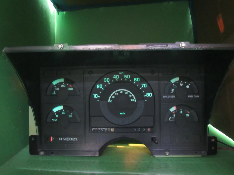 88-90 CHEVY C/K 1500 SILVERADO GMC CUADRO DE INSTRUMENTOS SPEEDO RECONSTRUIDO 3274 Foto 1 de 4