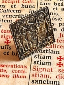 PLATA Arte Lombardo Adoración de los Magos: Altar del Duque Ratchis Rey de Lombardos - Imagen 1 de 12