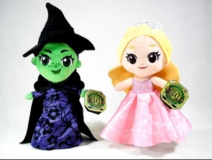 Wicked For Good Film Elphaba Böse Hexe + Glinda die Gute Plüschpuppe Set NEU - Bild 1 von 5