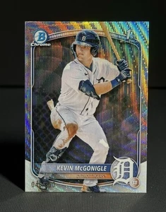 2025 Bowman - Chrome Prospects Kevin McGonigle #BCP-79 Wave Refractor /350 (RC) - Picture 1 of 2