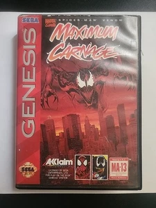 Spider-Man and Venom: Maximum Carnage (Sega Genesis, 1994) COMPLETO y PROBADO  - Imagen 1 de 3