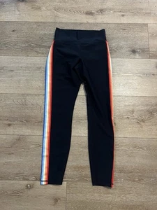 Spiritual Gangster Womens Black Cropped Pull On Athletic Leggings Size Medium - Picture 1 of 3