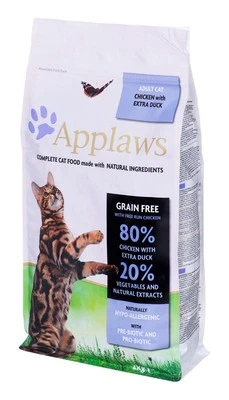 5060333435646 APPLAWS Cat Chicken and duck - Trockenfutter für Katzen - 2 kg App - Bild 1 von 3
