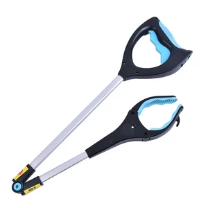 33" Pick Up Helping Hand Foldable Grabber Long Reaching Arm Extension Tool Trash - Picture 1 of 12