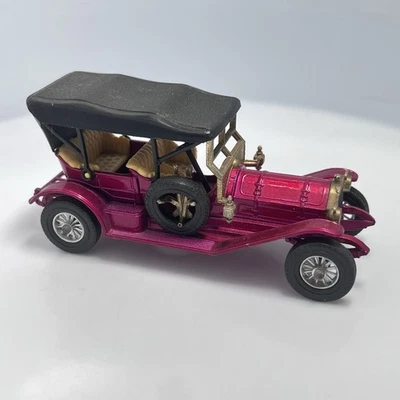 Matchbox Models of Yesteryear Y-12-2 1909 Thomas Flyabout Magenta Red/Purple - Image 1 of 4