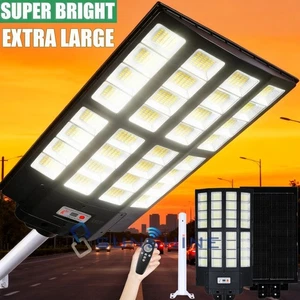 80000000LM de Luz Lamparas Solares Luces Exterior Para Patio Sensor De Movimient - Picture 1 of 15