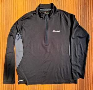 Berghaus ' Argentium L/S Base Layer ' Black/Grey Men's Large Lightweight *** - Picture 1 of 7