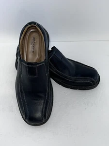 Docker 90-29034 ProStyle Schwarz Leder Slipper Komfort Halbschuh Schuh Herren Größe 7,5 M - Bild 1 von 12