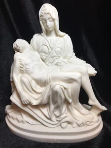 Piedad Escultura Virgen Madre María y Jesús Religiosa Católica - Imagen 1 de 8