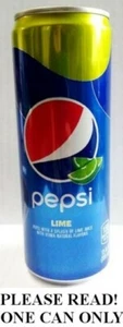 Pepsi Lime Premium Tall Packaging Limited Edition USA (2019) EMPTY UNOPENED 12oz - Picture 1 of 4