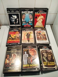 Lot 8 VHS René Chateau + 1 Jaquette Seule Non Testées - Photo 1/20