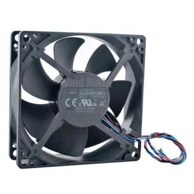 AUB0812M 8cm 80mm fan 80x80x25mm DC12V 0.17A 3pin Axial flow fan cooling fan - Image 1 of 4