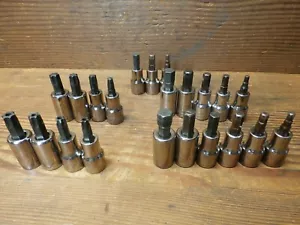 =CRAFTSMAN= Serie GK 20 piezas Enchufes SAE y métricos Torx y hexagonales/Allen de 3/8" + 3 piezas - Imagen 1 de 9