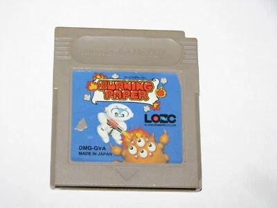 Burning Paper Game Boy GB Japan import US Seller - Image 1 of 2