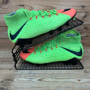 Nike Fußballschuhe Herren Größe UK 6 Hypervenom Phatal 3 DF FG orange grün Soccer - Bild 1 von 13