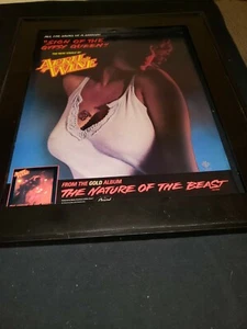 Cartel promocional original raro signo de vino de abril de la reina gitana ¡anuncio enmarcado! - Imagen 1 de 1