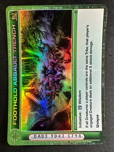 Chaotic Foothold Assault Trench 92/100 TOTT 1st Ed Super Rare Location NM/LP - Picture 1 of 2