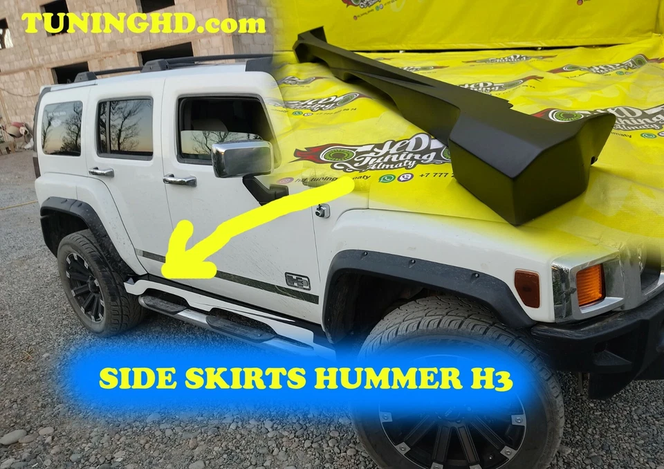 Faldas laterales para Hummer H3 Foto 1 de 4