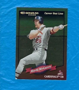 MARK McGWIRE 2001 DONRUSS CAREER STAT LINE #6 ST LOUIS CARDINALS #32/240 - Picture 1 of 2