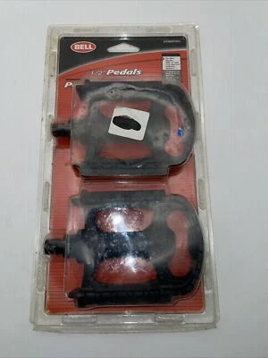 Pedales Bell de 1/2” Comp se adaptan a la mayoría de las bicicletas de una sola velocidad, crucero y niños nuevos Foto 1 de 3
