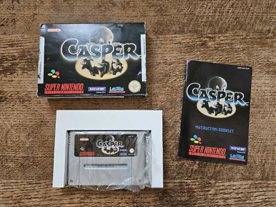 SNES SUPER NINTENDO - CASPER #PLT EUR PAL CIB - Image 1 of 4