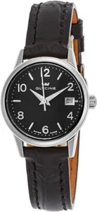 Glycine Classic Black Dial Ladies Watch Model 3909.19.LBK9 - Picture 1 of 1