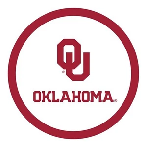 Oklahoma Sooners NCAA College Sports Graduation Party 9" Paper Dinner Plates - Picture 1 of 1