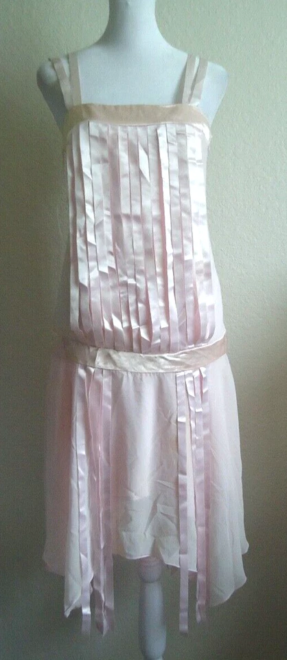 Vintage 20s Jessica M Clintock USA Women's Soft Pink Dress Size-6 #O - Image 1 of 4
