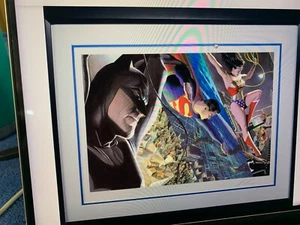 Sideshow - "LIBERTY AND JUSTICE TRINITY" Art Print signed by Alex Ross - NEW!!!! - Picture 1 of 8