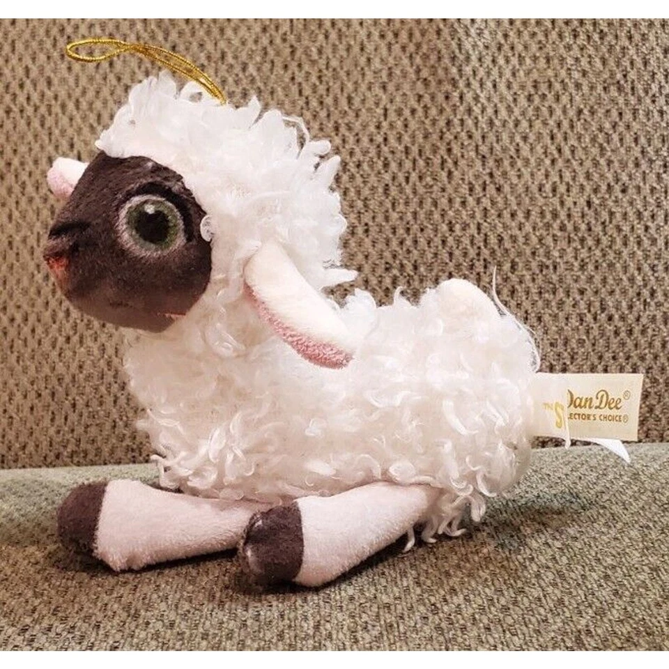 Dan Dee The Star 5 Inch Sheep Stuffed Animal Plush Ornament Toy 2017 NonAnimated - Image 1 of 4