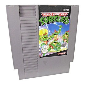Nintendo NES Teenage Mutant Ninja Turtles NES-U2-USA Ultra Games 1985 OEM Cart