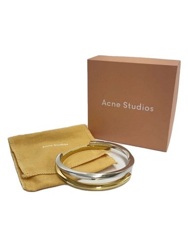 Acne Studios Bracciale Donna Argento Oro