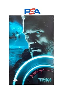 FOTO AUTÓGRAFA FIRMADA POR JEFF BRIDGES TRON 11x17 certificado de autenticidad PSA - Imagen 1 de 3