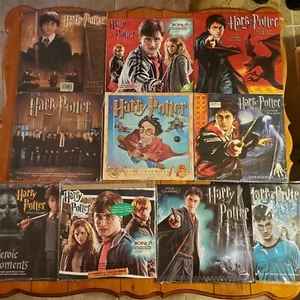 Harry Potter 12 Month Movie Scene Hanging Wall Calendar Lot of 10 Open Unused. - Picture 1 of 7