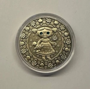 20 RUBLES 2009 BELARUS SIGNS OF THE ZODIAC VIRGO SILVER UNC - Picture 1 of 2