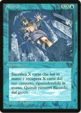 WOTC MtG Legends Italian Recall (Italian) (U) NM