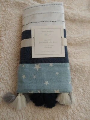 Falda Cuna Pottery Barn Kids Max Star Patchwork Original $99 Talla Única Nueva Foto 1 de 3