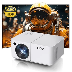 Proyector de cine en casa HD 1080p WiFi 5G Bluetooth Mini Proyector de cine en casa video HDMI USB - Imagen 1 de 13